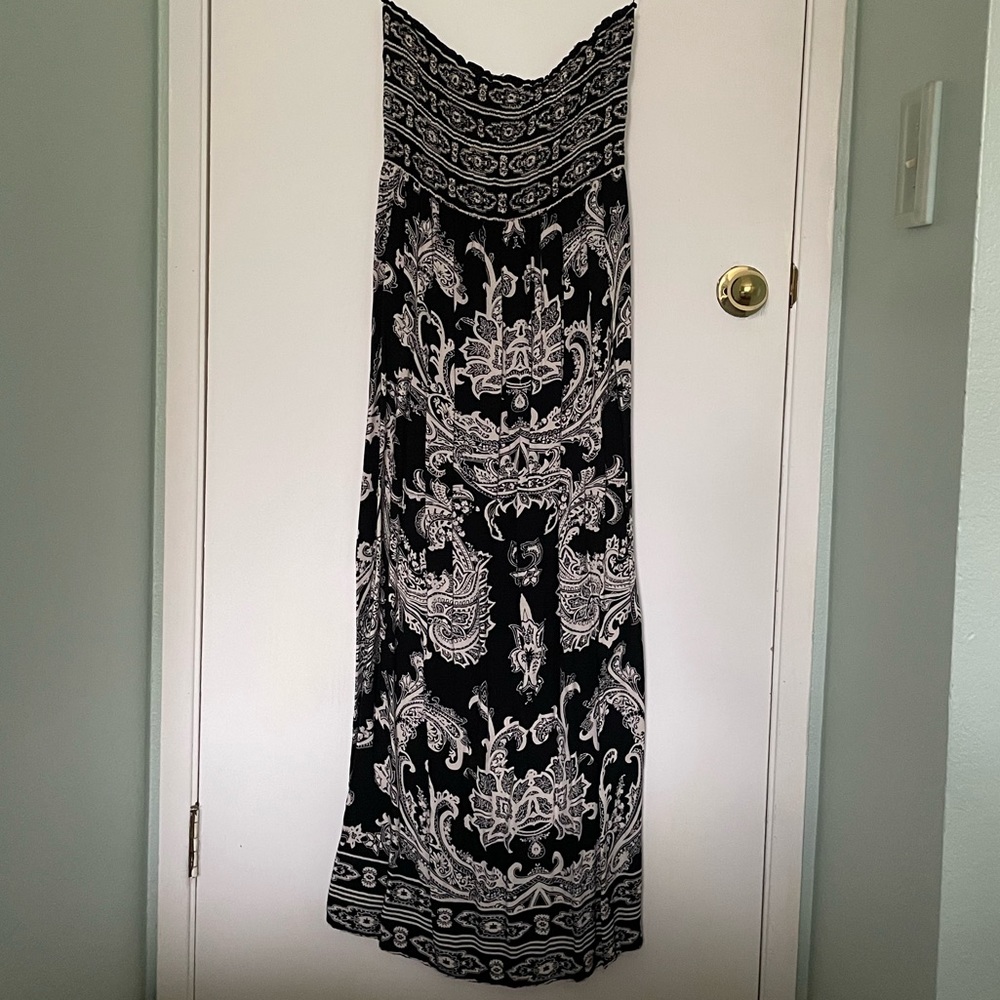 Angie Smocked Strapless Dress